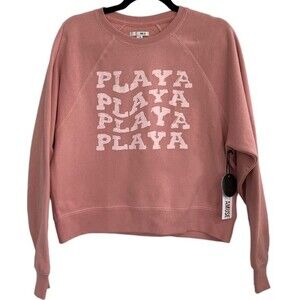NWT‎ Amuse Society Playa Sweatshirt Fleece Crewneck Size Medium